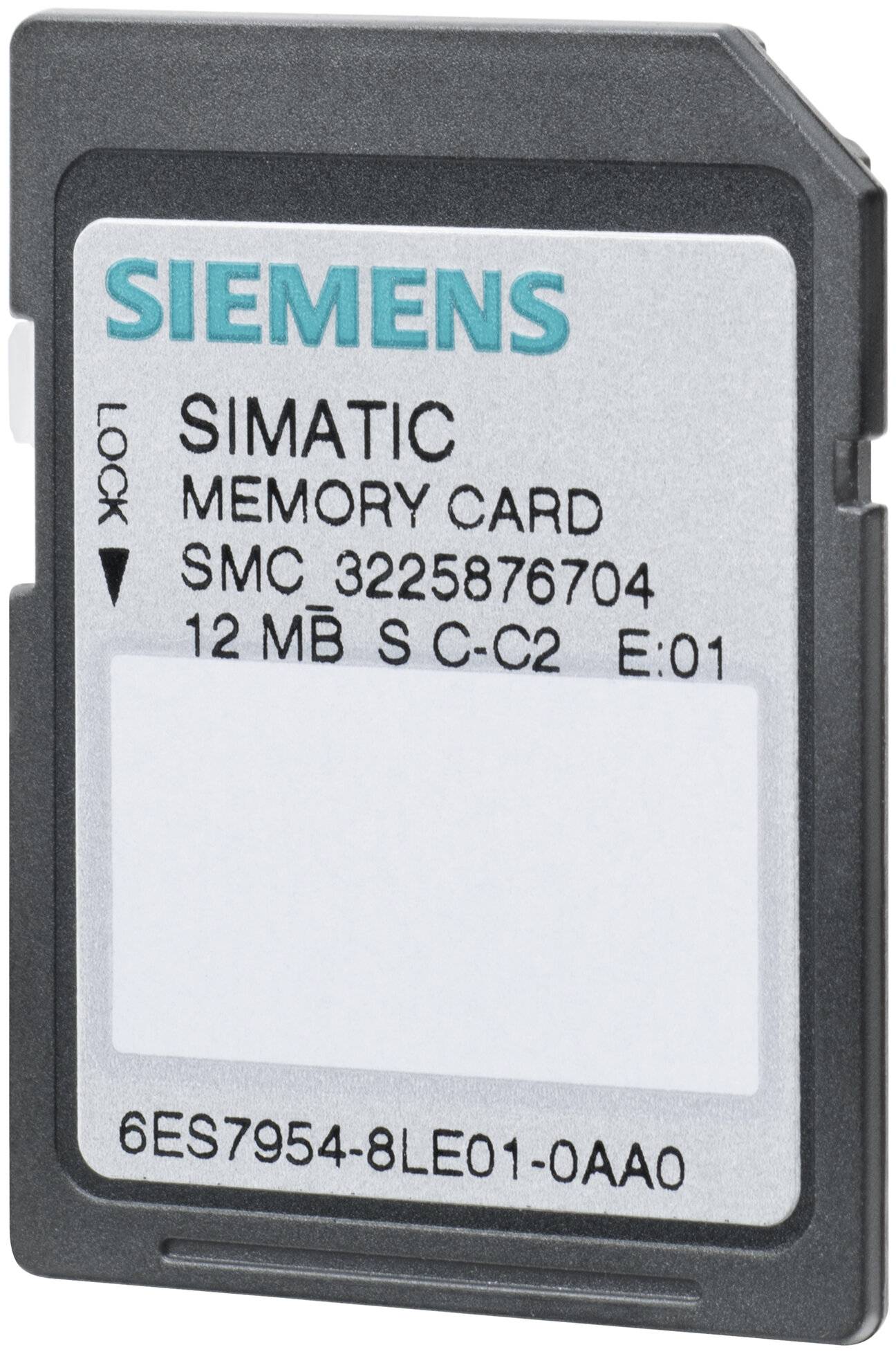 Siemens SIMATIC Memory Card 4MB - 6ES7954-8LC04-0AA0-1
