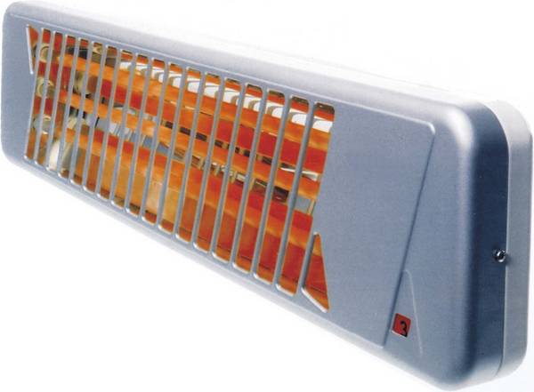 Heller Quarzstrahler 800W,3Heizstufen QS 80 230 V, 267 W, 800 145 mm, 535 85 mm