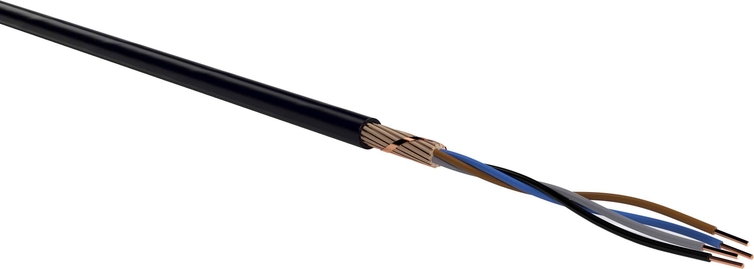 K+L NYCY 4x4 RE/ 4 Eca S Starkstromkabel 4x4RE/ mm², 17,4 mm, 261 mm-0