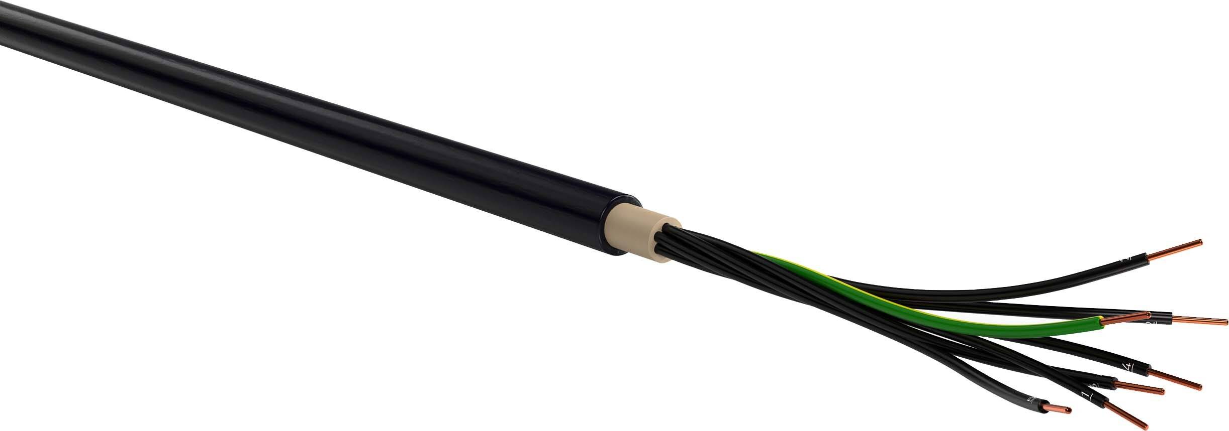 K+L NYY-J 7x1,5RE Eca Ring50 Starkstromkabel 1,5 mm², 14 mm, 210 mm-0