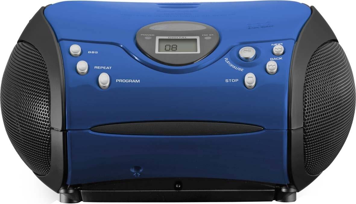 Lenco SCD-24 - Ghettoblaster - Schwarz, Blau-2