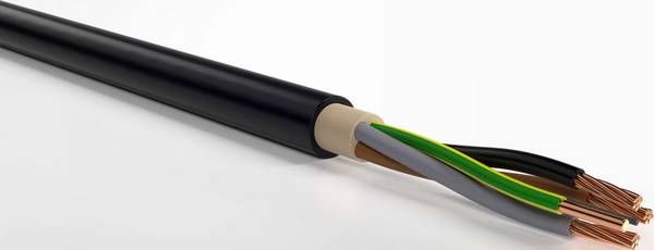 K+L NYY-J 3x50/ 25 Eca S Starkstromkabel 50 mm², 32,8 mm, 492 mm