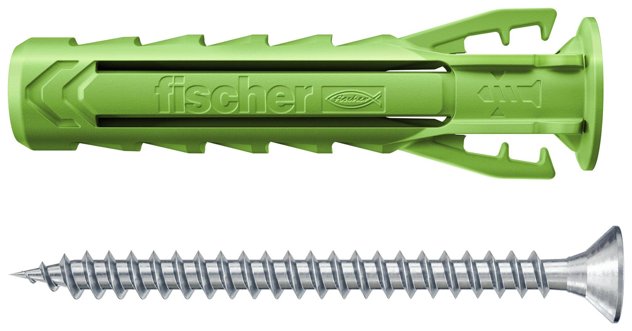fischer 567814, Schrauben- & Dübelsatz, Autoklaven-Porenbeton, Mauerziegel, Beton, Gipsblock,-2
