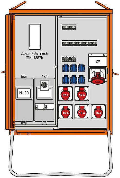 Walther Werke Anschlussverteilerschrank WAV0179R1-2
