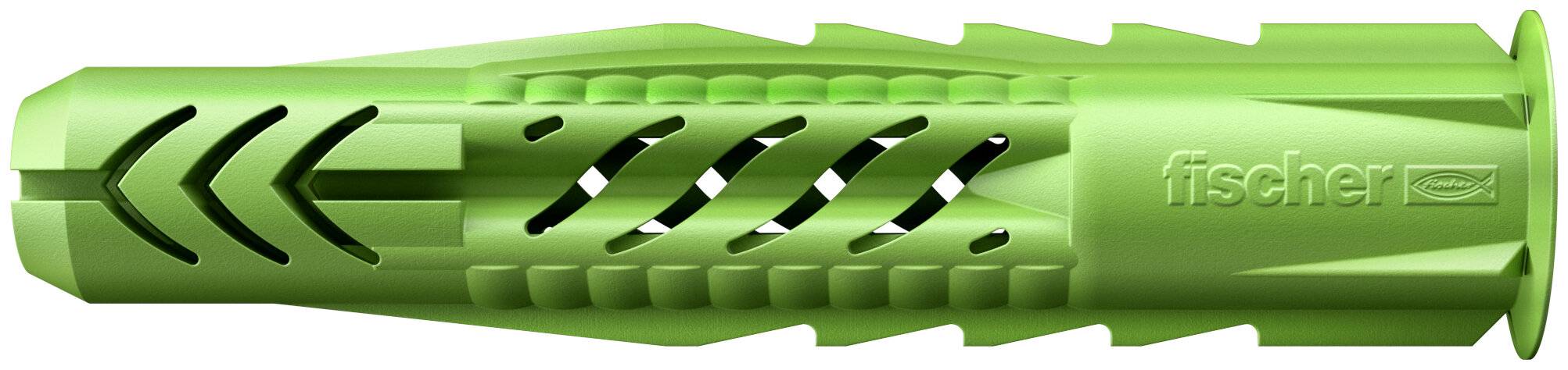 fischer 518887, Nylon, Kunststoff, Grün, 60 mm, 1 cm, 7,5 cm, 6 mm-4