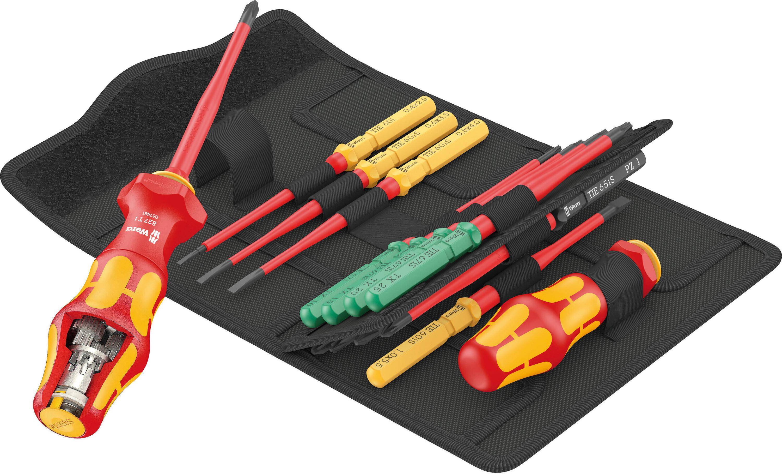 Schraubendrehersatz 16-tlg.Kraftform Kompakt Turbo i 1 Tool Finder WERA-2