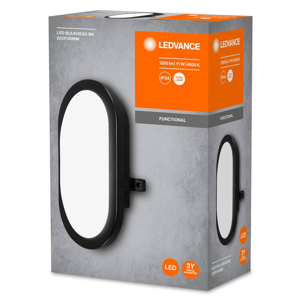 Preisbild für LEDVANCE LED BULKHEAD (EU) L LED-Feuchtraumleuchte LED LED fest eingebaut 11 W