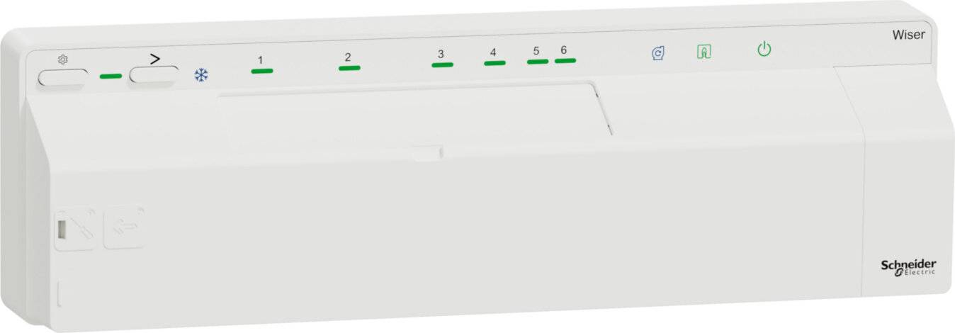 1St. Schneider Electric CCTFR6620 Wiser Verteilerleiste Fußbodenheizung (Heizen/Kühlen 24V)-4