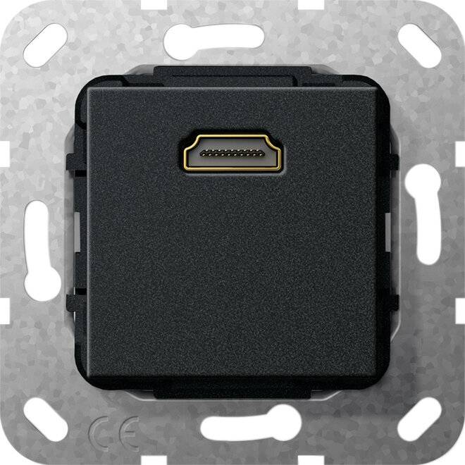 Gira UP Tragring HDMI sw matt 567010-1