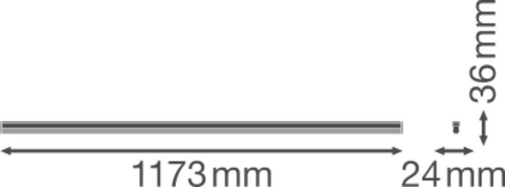 Symbolbild für Ledvance LED-Lichtleiste 3000K LNCOMPHO120020W3000K 0,16 mA, 50000 h, 20 W, 2000 lm, 100 lm/W