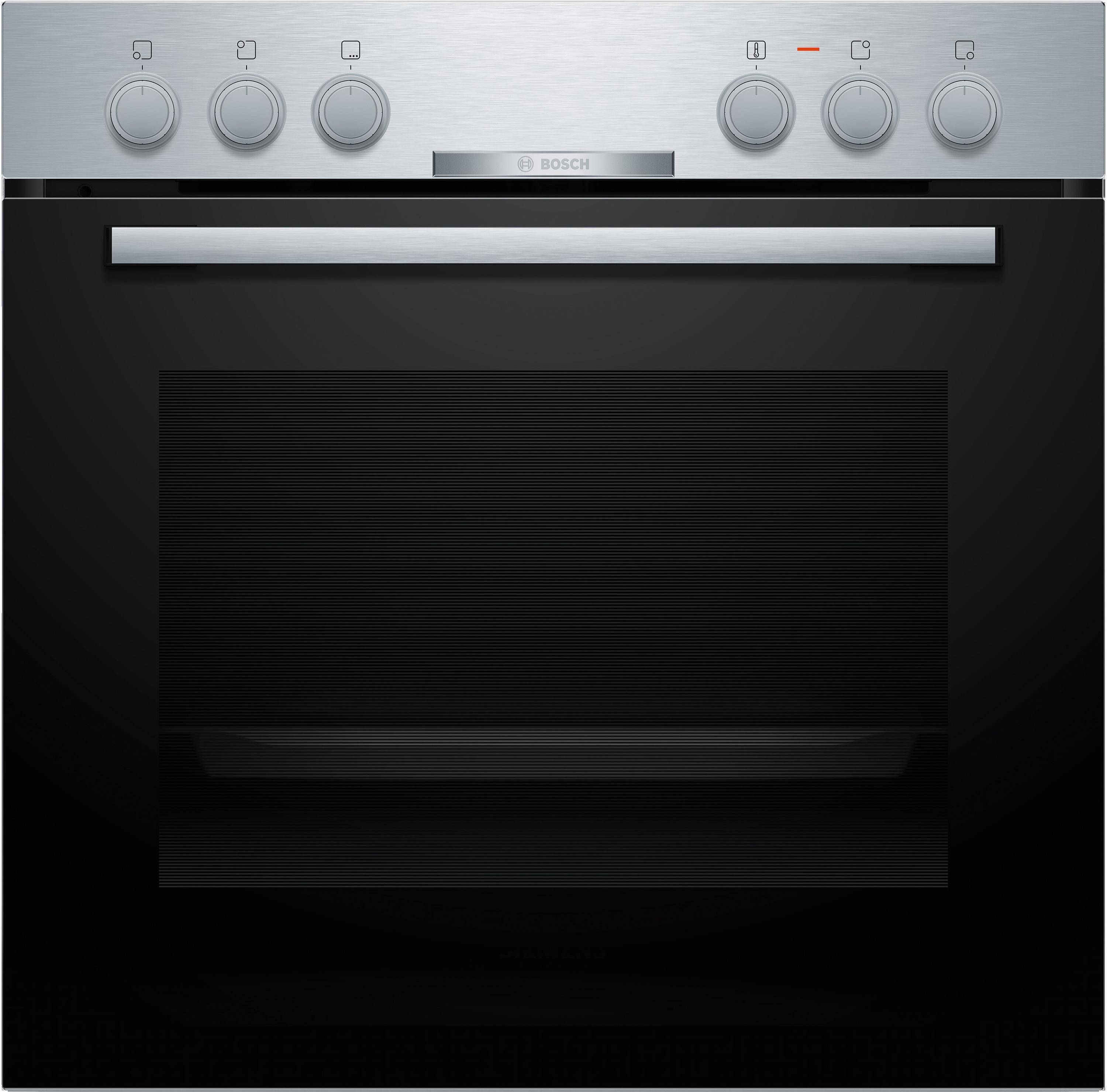 Bosch Einbau-Herd-Set HND211CS63 | Glaskeramik-Kochfeld 60cm | 71l Backofen | 3D-Heißluft | Edelstahl-2