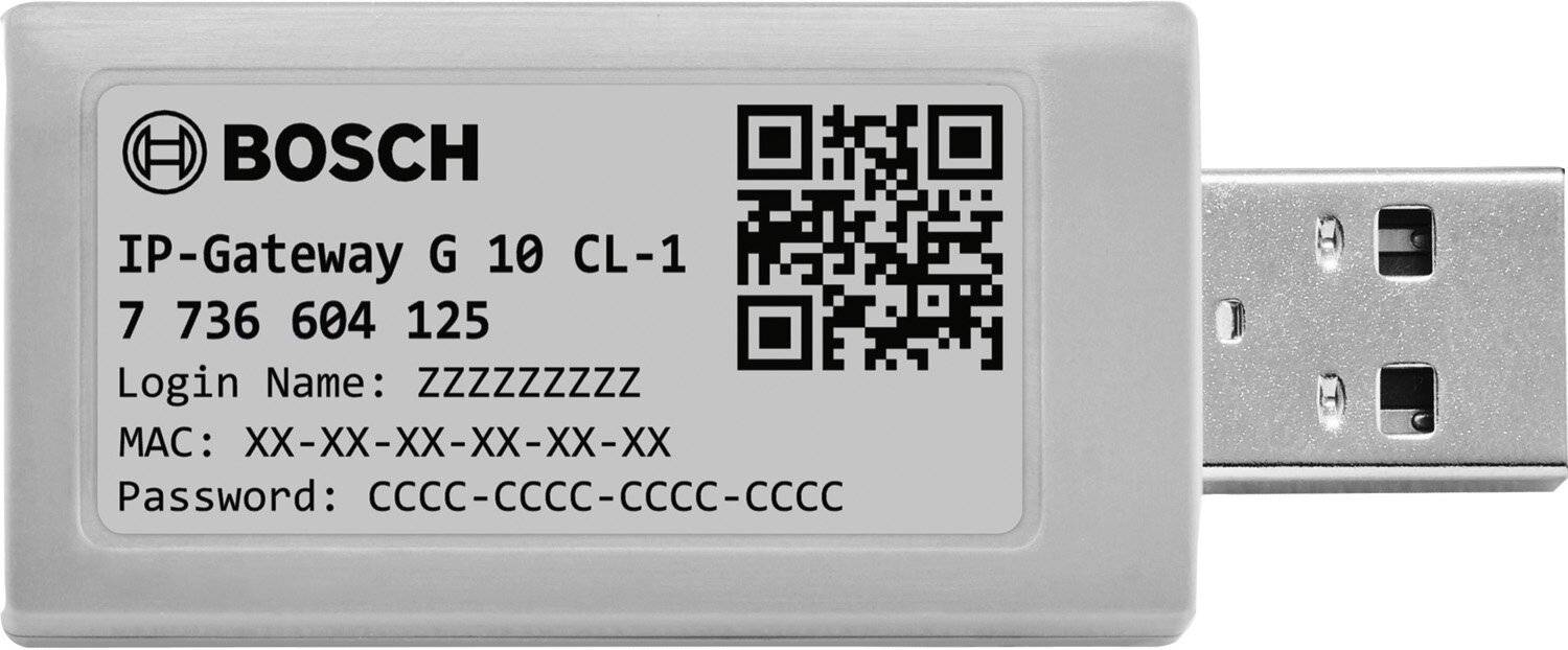 Drahtloses WLAN-Verbindungsmodul - IP-Gateway Bosch MiAc-06 G10CL1-2