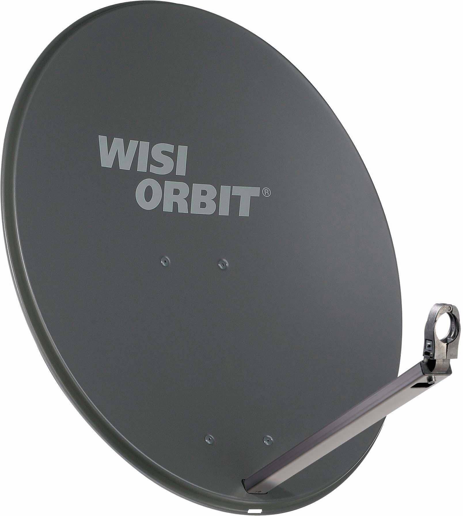 1St. Wisi OA38H anthrazit Offsetspiegel 80cm ALU-2