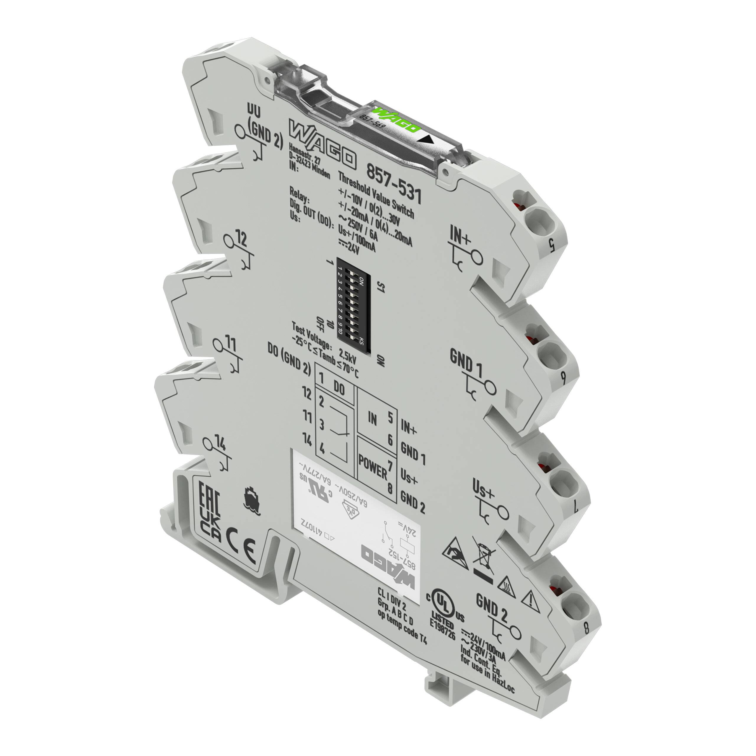 WAGO GmbH & Co. KG Grenzwertschalter 857-531-2