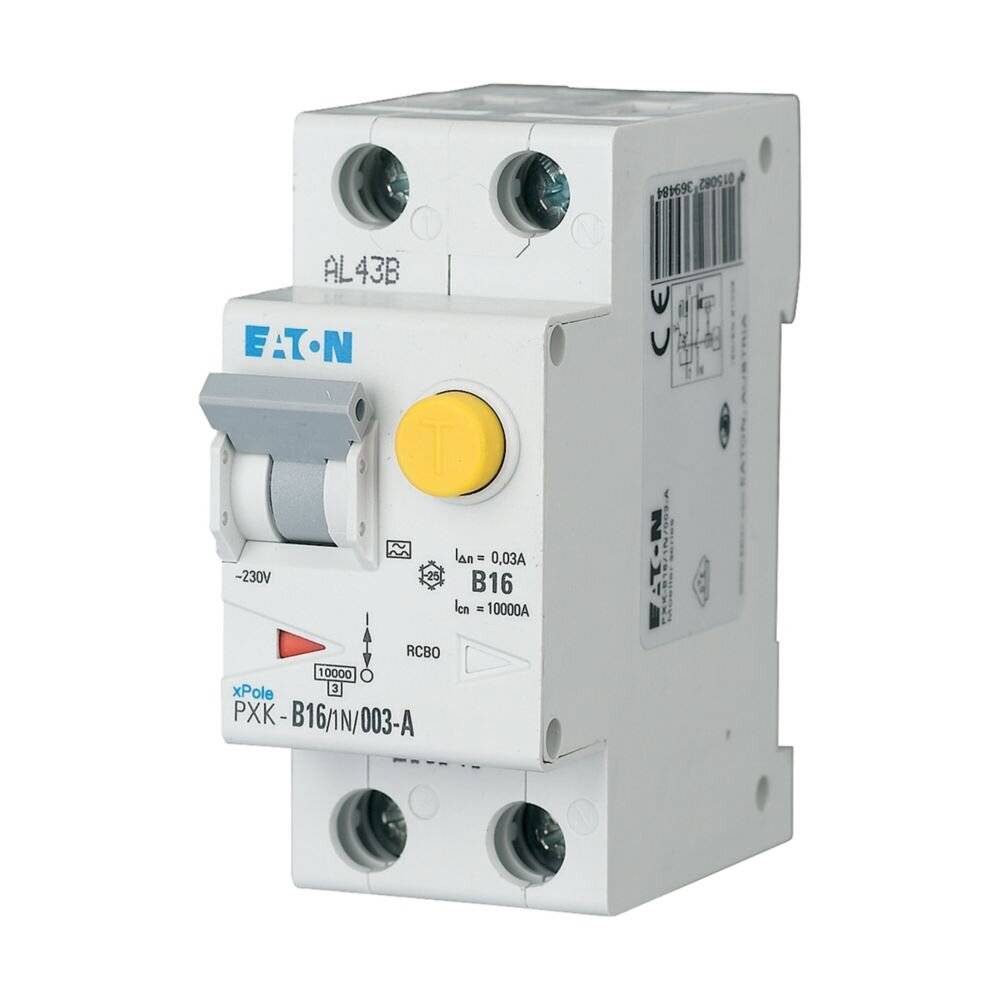 Eaton FI/LS-Kombischalter PXK-B16/1N/03-A-4