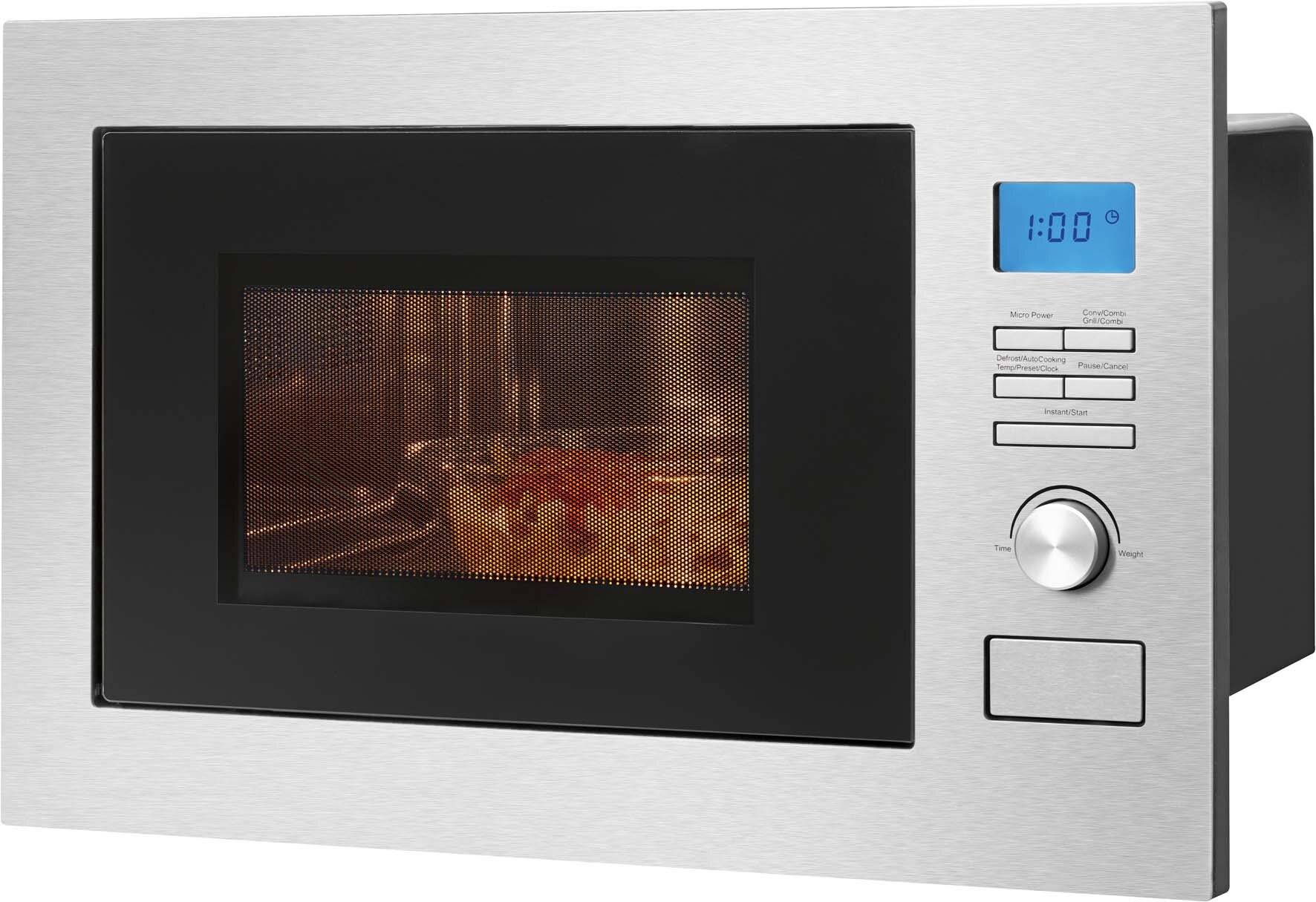 Bomann MWG 3001 H EB Mikrowelle Edelstahl 900 W Einbaufähig-4
