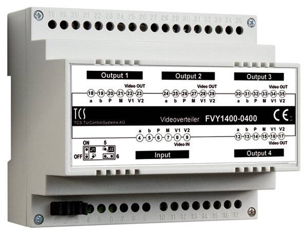 TCS Tür Control Videosignalverteiler FVY1400-0400-1