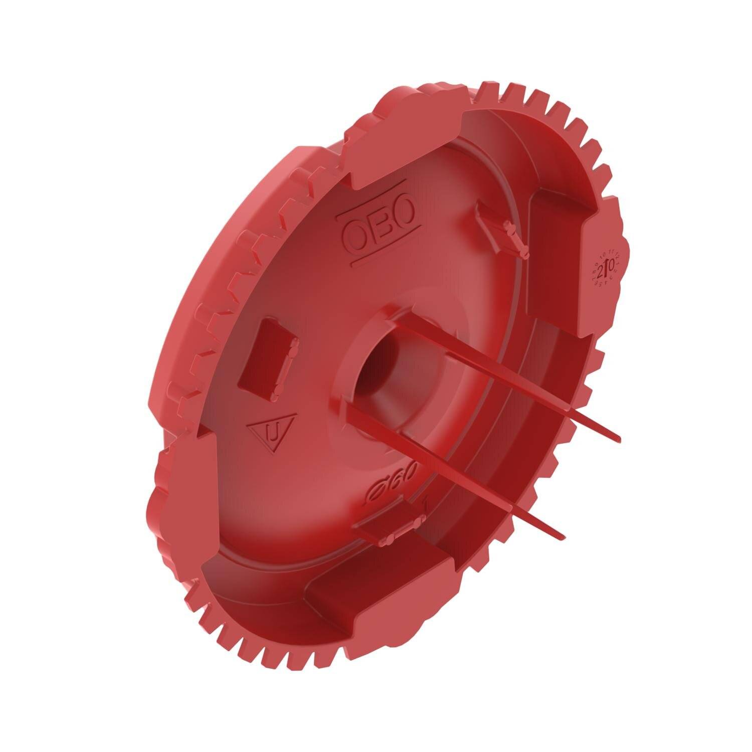 OBO Bettermann Vertr Signaldeckel UP für Unterputzdose ZU 60-SD 60 mm-1