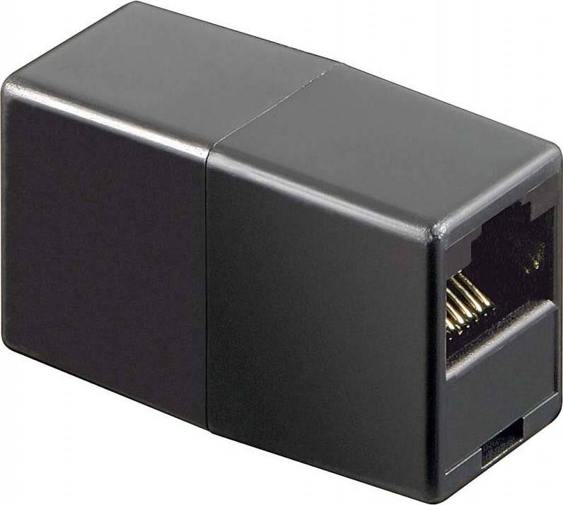 WENTRONIC ISDN-Adapter (RJ45-Buchse / RJ45-Buchse) - schwarz-1
