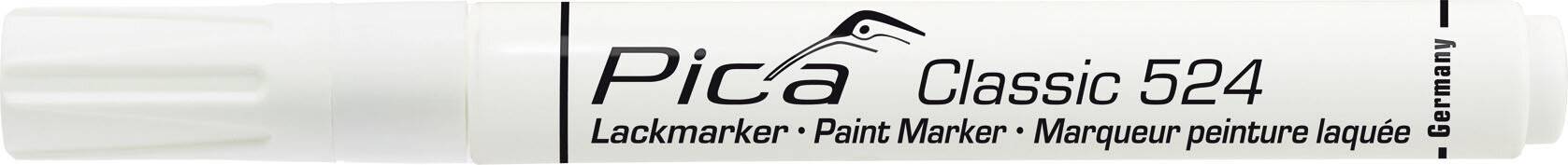 PICA - Lack-/Industriemarker 2-4mm Rundspitze weiß-2