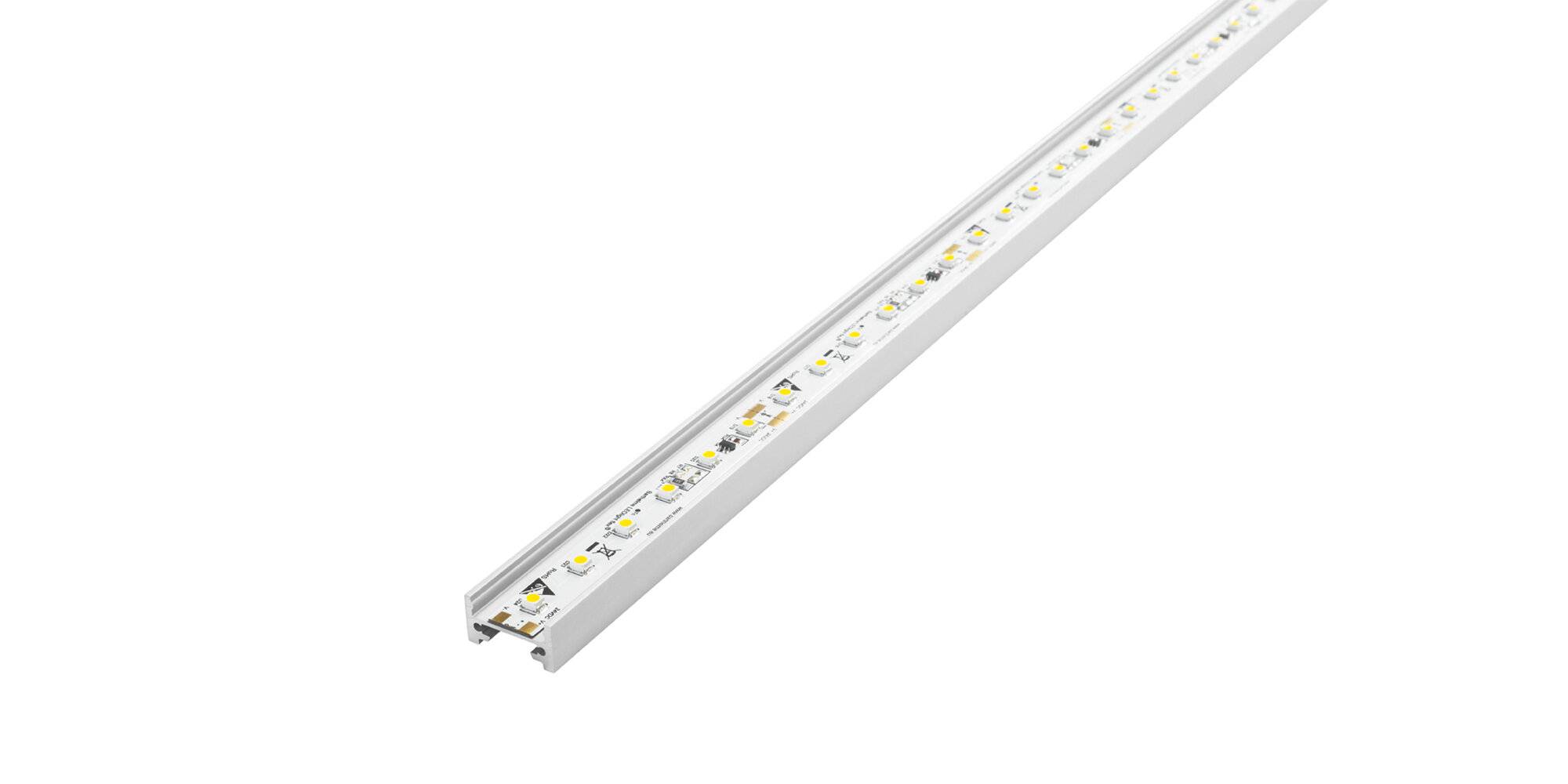 Barthelme 62398103, Profil, Decke/Wand, Silber, Aluminium, LED, 19 mm-1