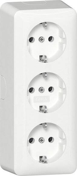 Gira 3fSCHUKO-Steckd.+Montagep. 478913-1