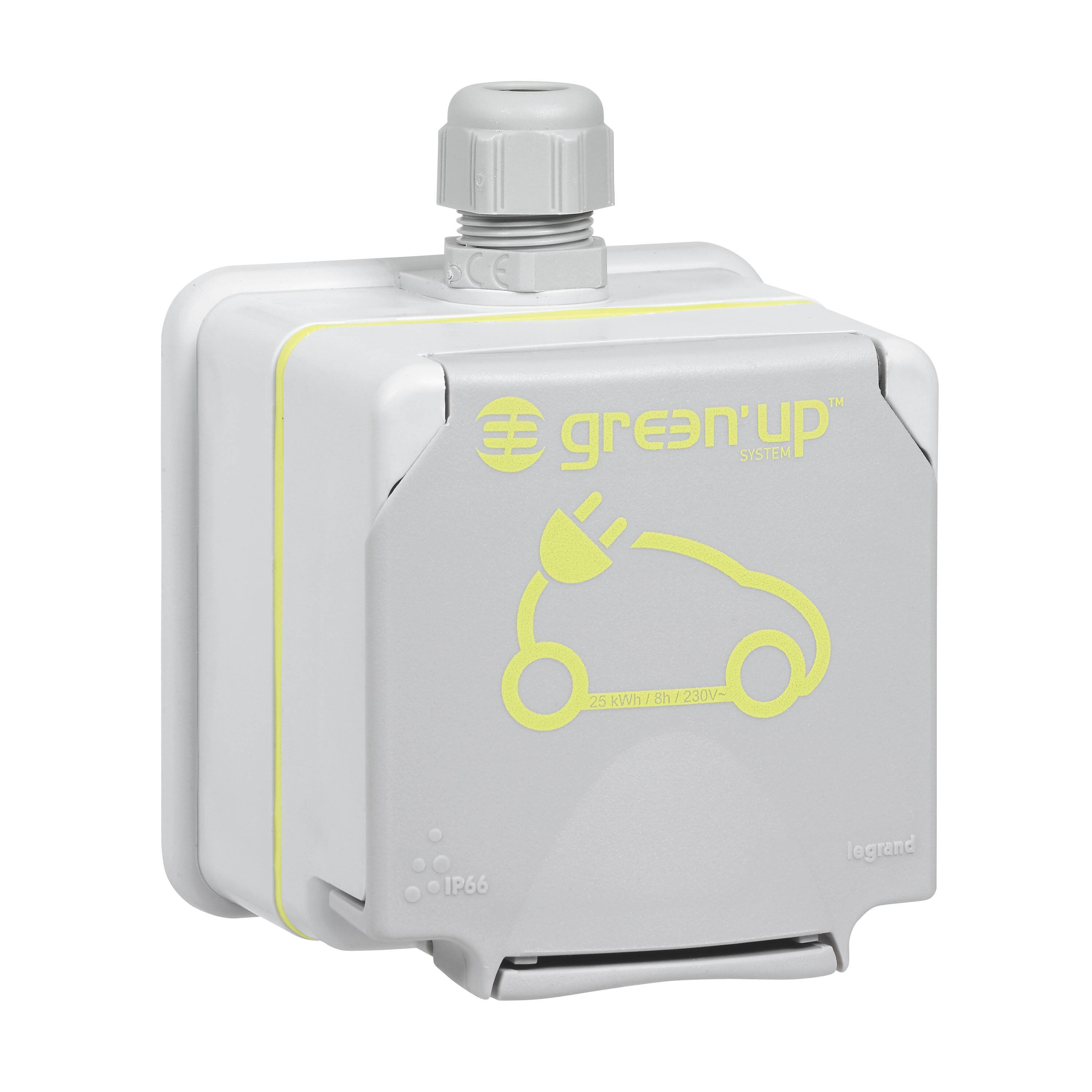LEGRAND, Green Up Steckdose AP Plexo66- IP44/IK08, SAT00194-4