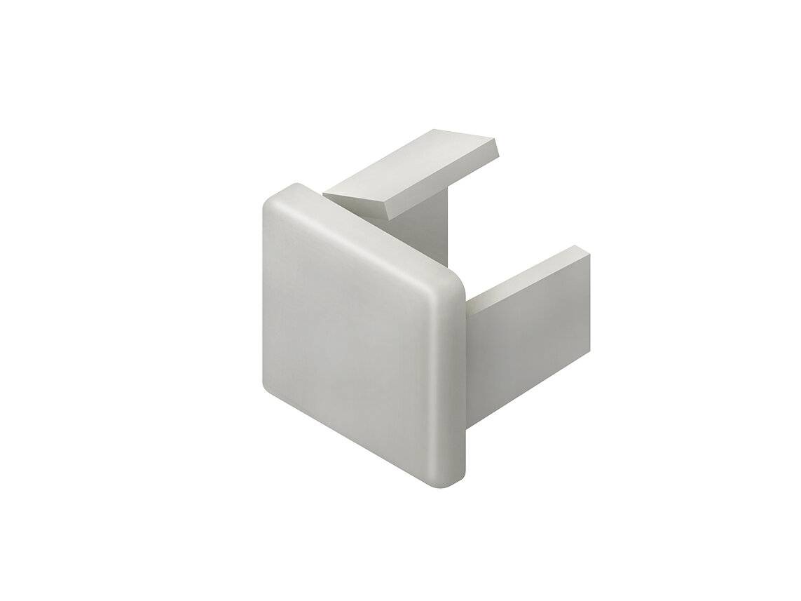 HKL E2020.3 Endstück 20X20 reinweiß RAL9010 E2020.3-2
