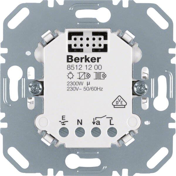 Berker 85121200, Metallisch, Weiß, 230 V, 50 - 60 Hz, 1500 VA, -5 - 45 °C-2