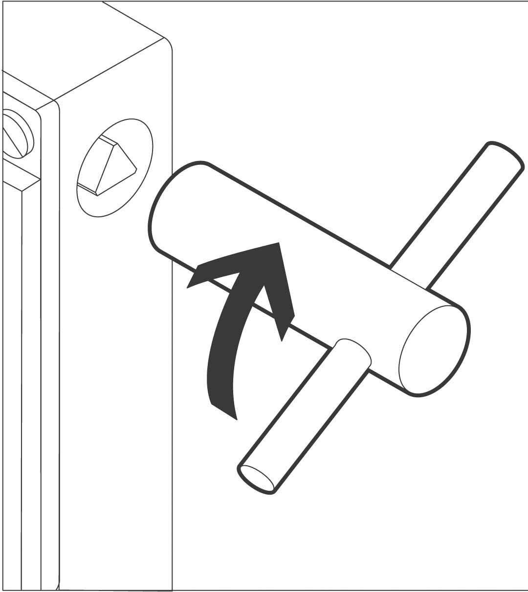 K. A. Schmersal Türverriegelung Dreikantschlüssel M5 100mm-1