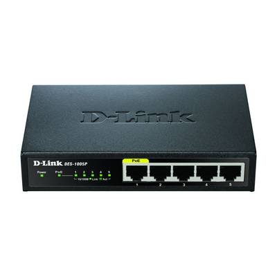 D-Link DES-1005P 5-port PoE Fast Ethernet Desktop Switch-2
