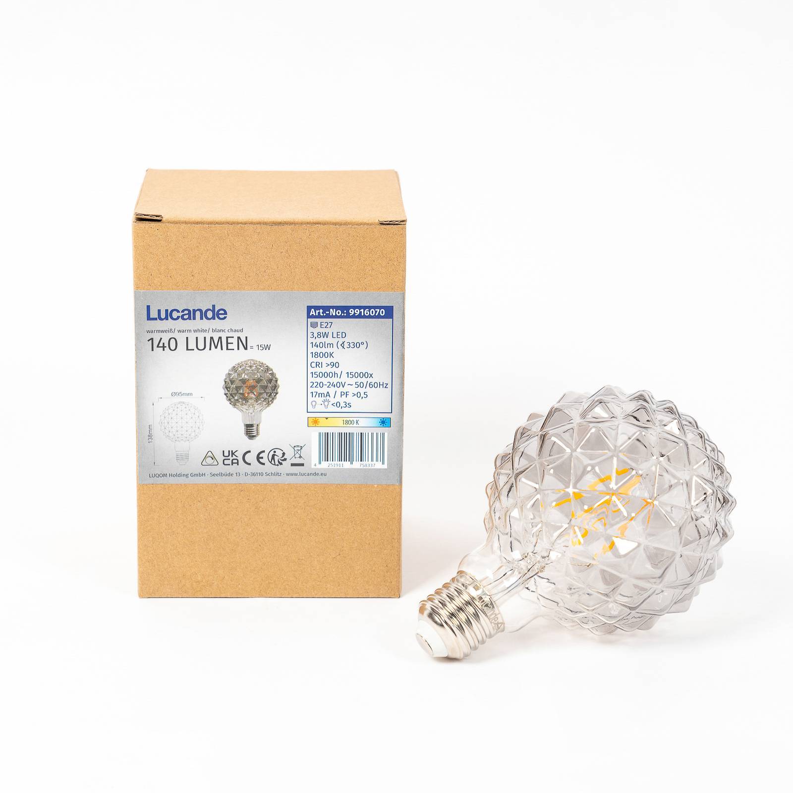 Lucande LED E27 Lampe 'E27 3,8W LED-Lampe'-4