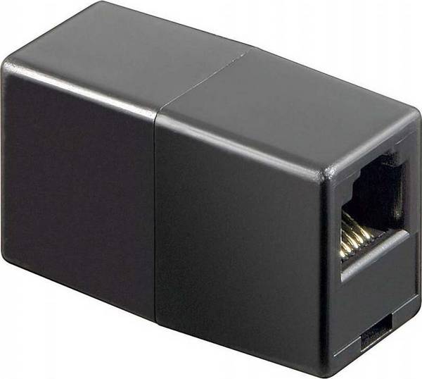 Goobay RJ12 Kupplung sw,Bu/Bu 50592