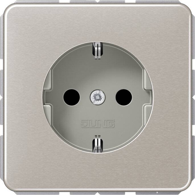 Jung 1fach Einsatz Schutzkontakt-Steckdose Platin CD1520PT 1 St.-2