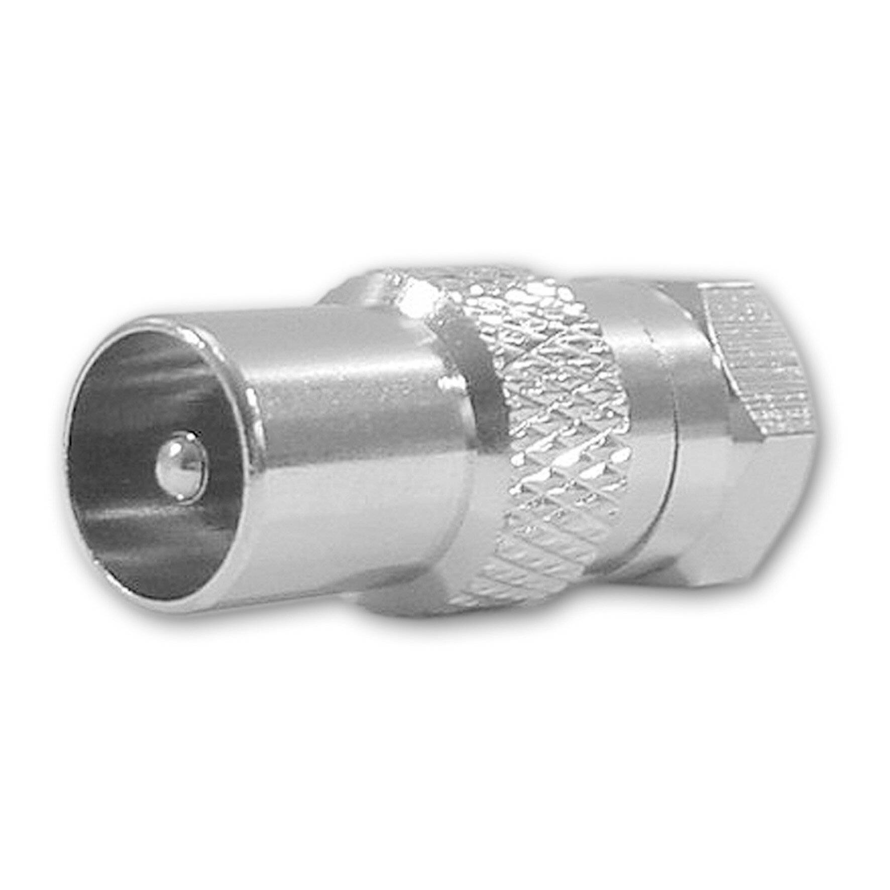 TELEVES - Preisner FS-KS1, F, IEC, Male connector / Male connector, Silber-1