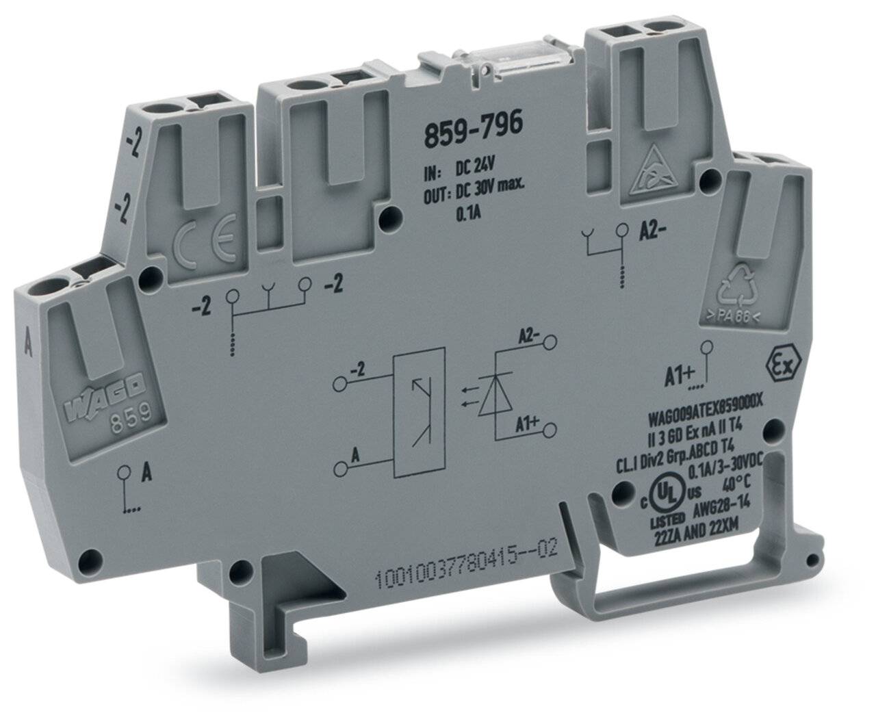 WAGO GmbH & Co. KG Optokoppler 859-796-3