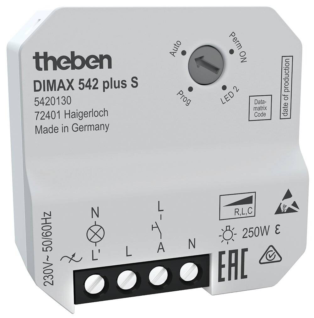 Theben UP-Universaldimmer DIMAX 542 plus S-2