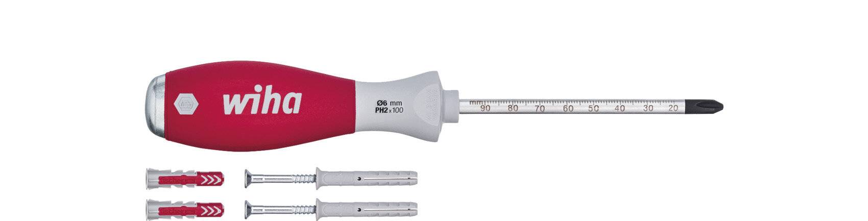 Dübellochschläger Set SoftFinish® mit Dübeln mit 6 mm Rundklinge 5-tlg. (41289)-3