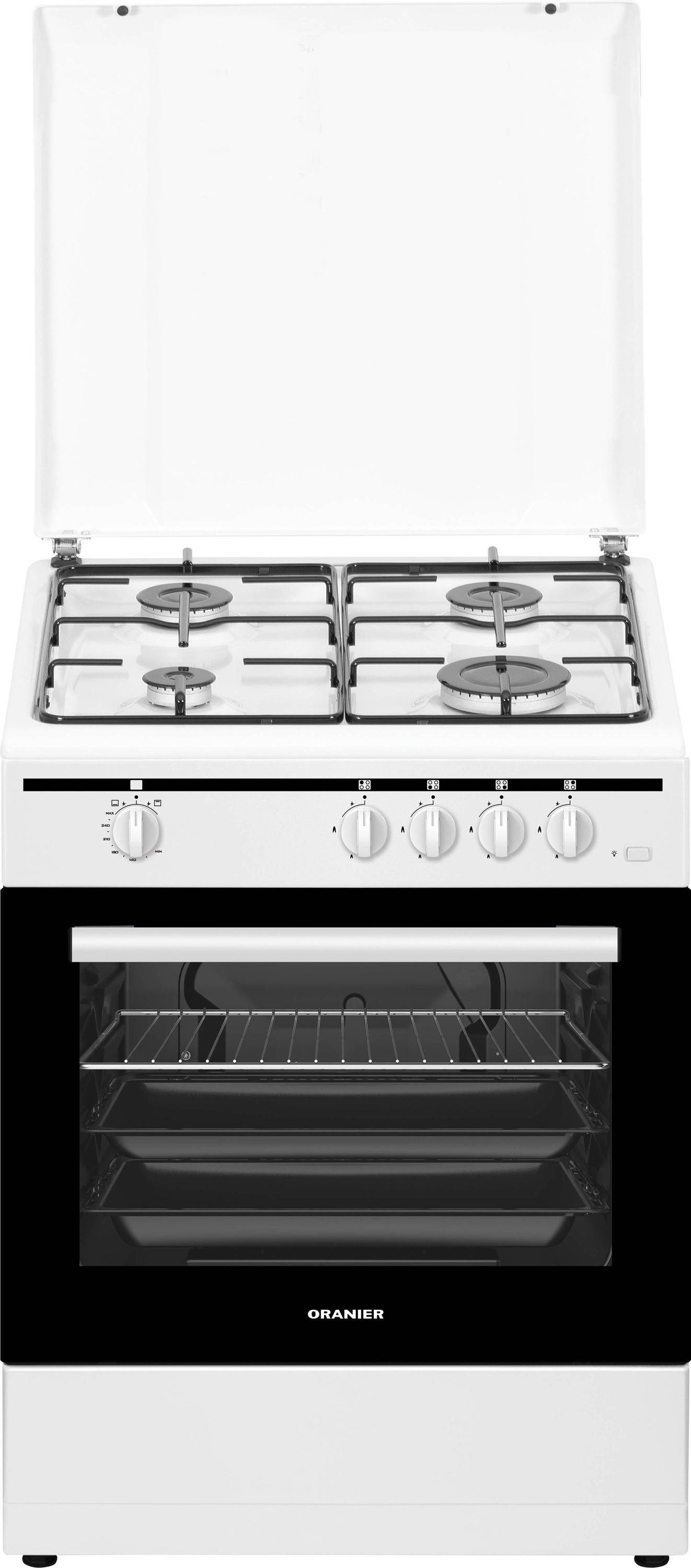 Oranier Gas-Standherd 60cm,4 Gas-Brenner STG 699-2