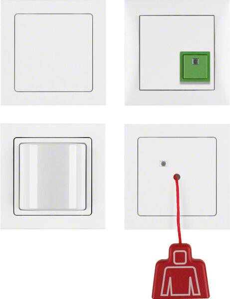 Berker Notruf-Set mit Rahmen Q3 52006099-2