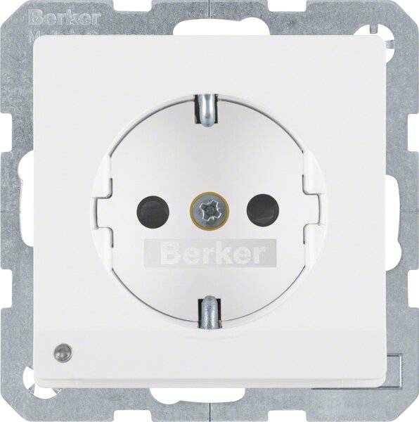 Berker 41096089, Typ F, Weiß, 250 V, 16 A, 50/60 Hz-1