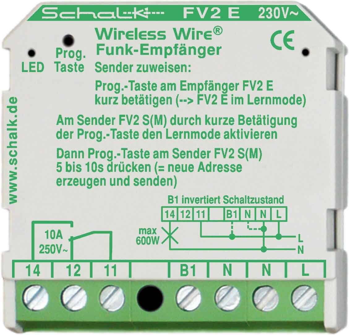 Schalk Funkempfänger FV2 E mit 1 Relaisausgang 230V-1