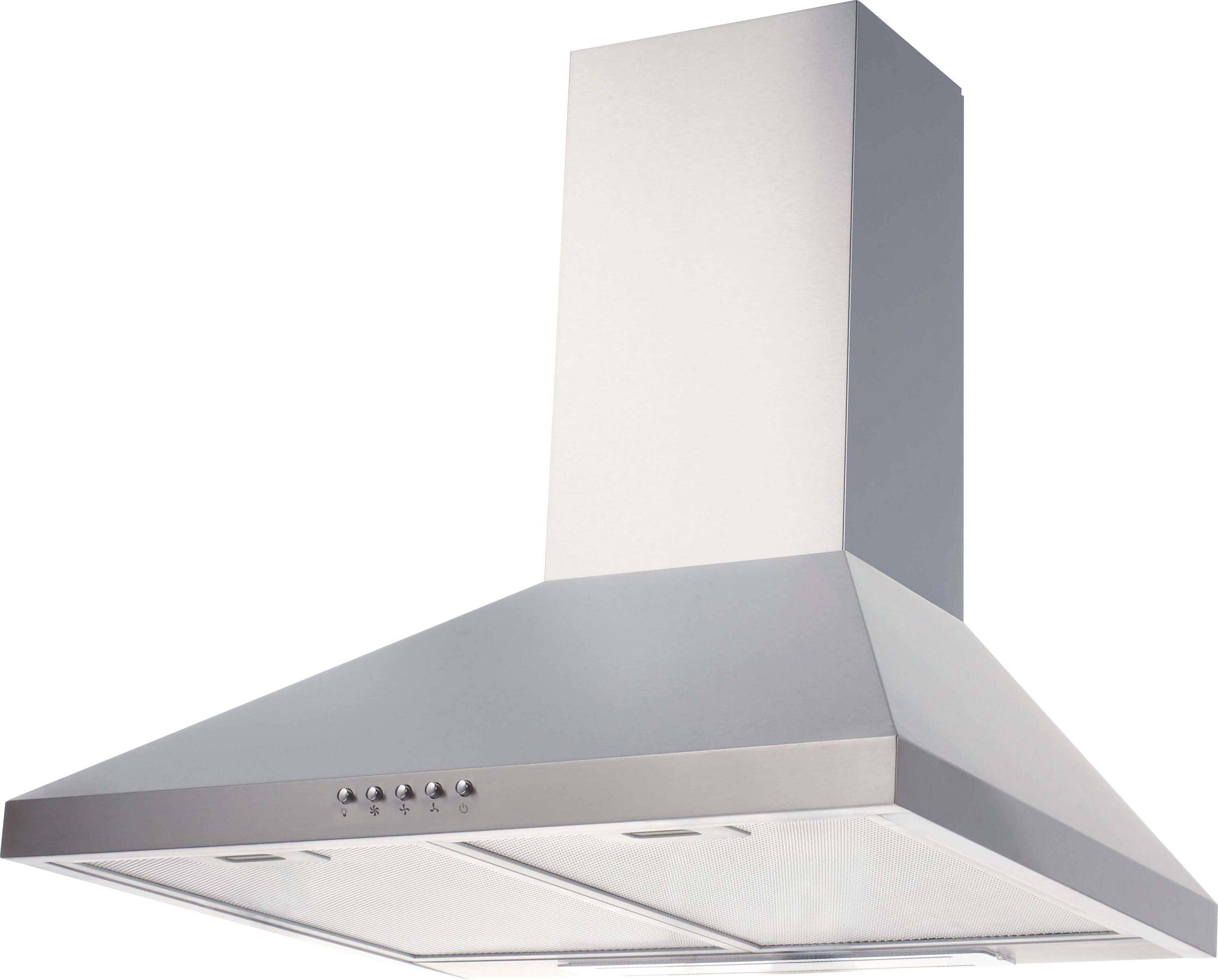AMICA KH 17286-3 E Kaminhaube, Trapezform, 60 cm, Edelstahl inkl. Kohlefilter-3