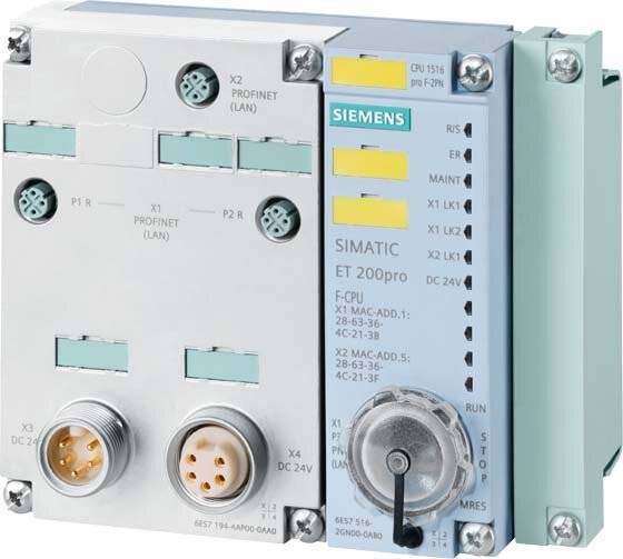 Siemens Dig.Industr. DP, CPU 1516PRO F-2 PN für ET 200pro, Zentr 6ES7516-2GN00-0AB0-1