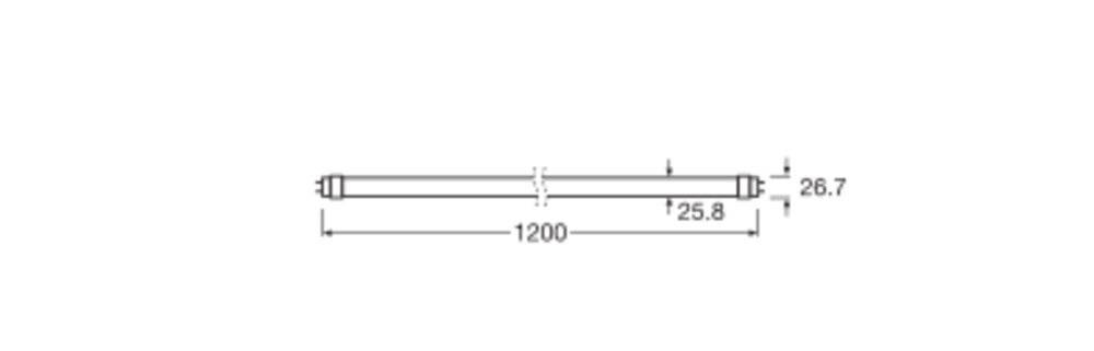 Symbolbild für Ledvance LED Röhre T8 Performance (EM/Mains) Ultra Output 15.6W 2500lm - 865 Tageslichtweiß | 120cm - Ersatz für 36W