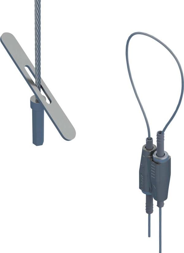 Erico Seilabhängesystem SpeedLink D1,5mm L2m SLK15L2TR2 (VE2) 2 m, 1,5 mm, 20 Kilogramm