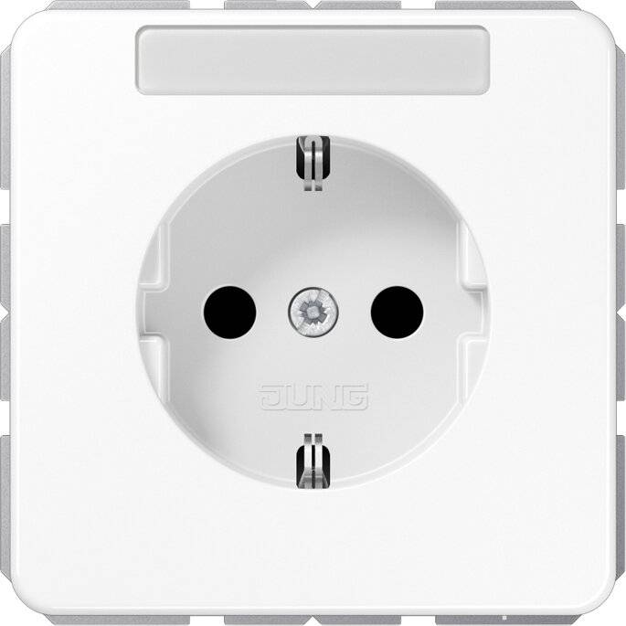 Jung Schutzkontakt-Steckdose CD1520NAWW-2