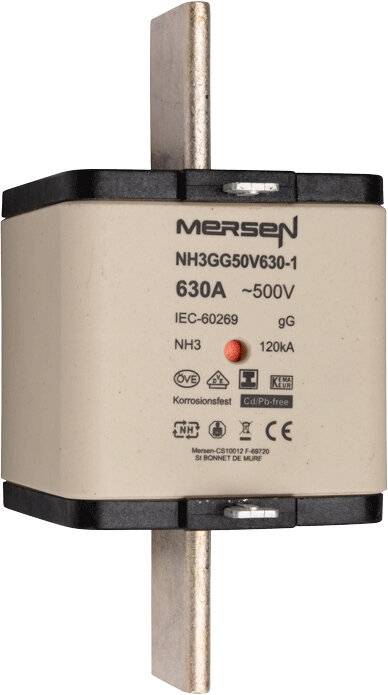 Mersen NH-Sicherungseinsatz SG NH3GG50V630-1-1