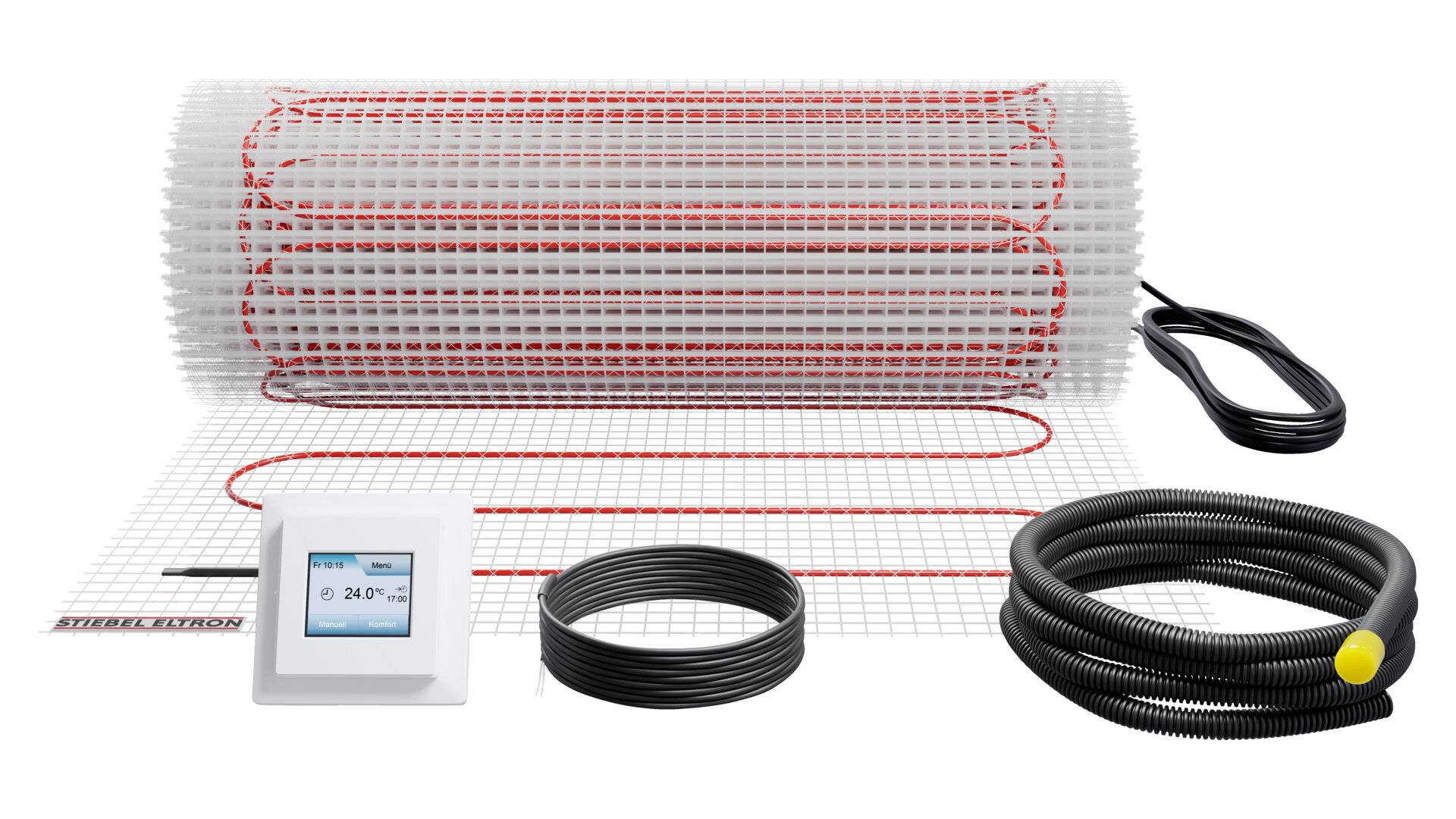 Stiebel Eltron Fußbodentemperierung FTM 100/4 Set Plus, Heizfläche von 4m2, 400W 230V-2