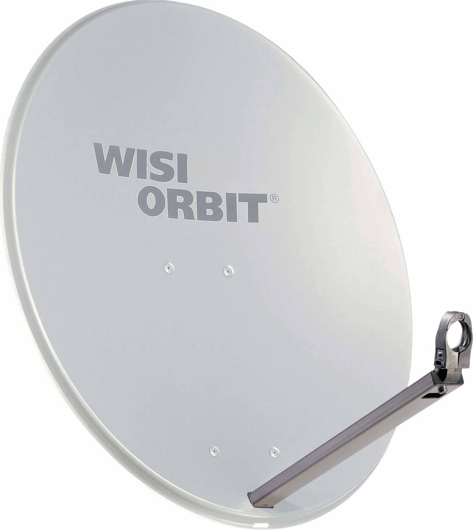 1St. Wisi OA38G hellgrau Offsetspiegel 80cm ALU-1